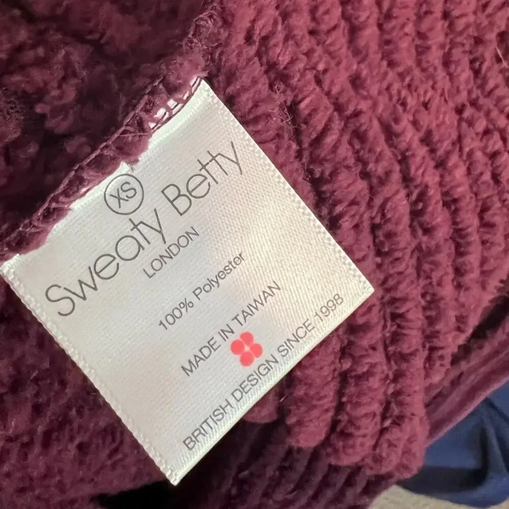 Sweaty Betty oxblood purple